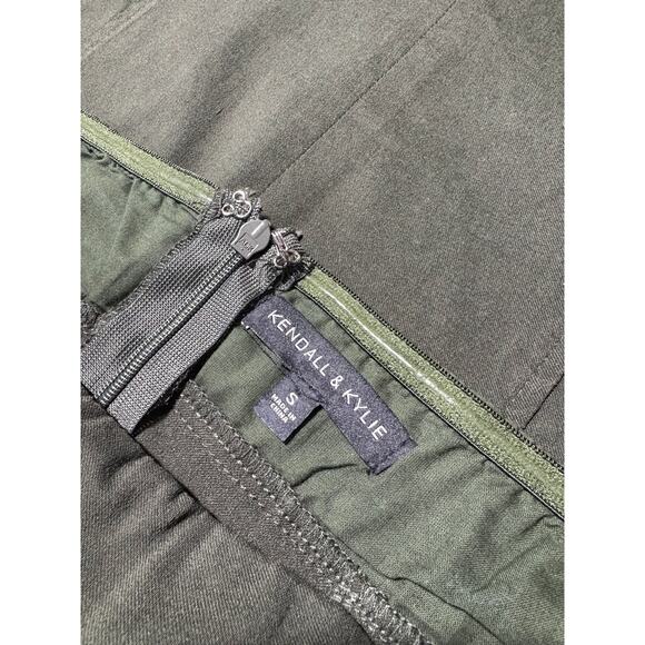 Kendall + Kylie Olive Green Strapless Mini Dress – Size Small - Picture 4 of 5